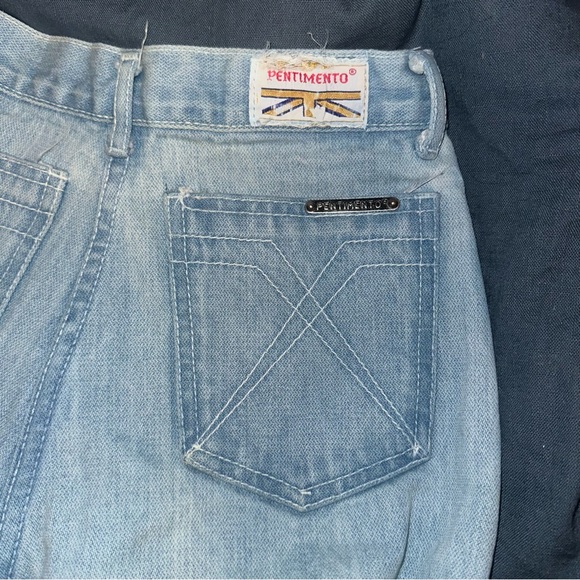 Vintage 70s Bell Bottom Pentimento Denkm Jeans - Picture 3 of 8